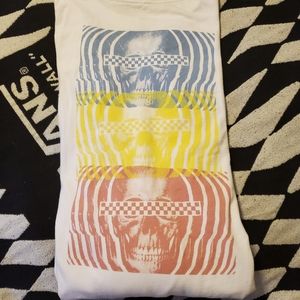 VANS long sleeve pastel skulls